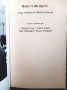 Retours du mythe. Vingt études pour Maurice Delcroix par Collectif - Image 3