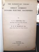 The elementary theory of direct current dynamo electric machinery  par Ashford, C.E. - Image 2
