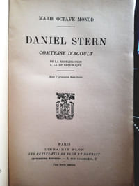Daniel Stern Comtesse d'Agoult