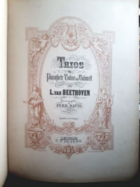 Trio für pianoforte, violine und violoncell