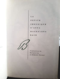 La petite chronique d'Anna Magdalena Bach