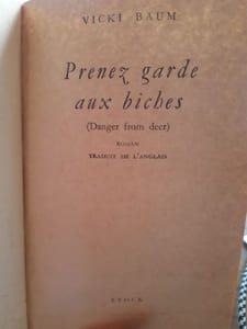 Prenez garde aux biches