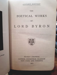 The poetical works of Byron