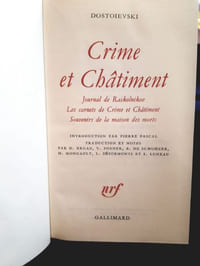 Crimes et châtiments