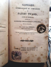 Glossaire étymologique et comparatif du patois picard