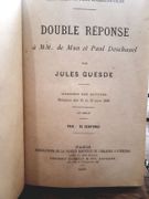 Double réponse à MM. de Mun et Paul Deschanel par Guesden Jules. - Image 2