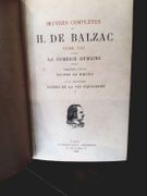 Oeuvres complétes (incompletes)Tome VIII: Etudes de moeurs, Scenes de la vie parisienne ITome IX: Etudes de moeurs, Scenes de la vie parisienne IITome X: Etudes de moeurs, Scenes de la vie parisienne IIITome XI: Etudes de moeurs, Scenes de la vie parisienne IVTome XIII : Etudes de moeurs, scènes de la vie politique/ de campagne par Balzac, Honoré de. - Image 2