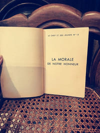 La morale de notre honneur