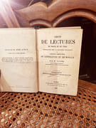 Choix de lectures en prose et en vers. Extraites des classiques français ou leçons abrégées de littérature et de morale par Monseigneur Daniel. - Image 2