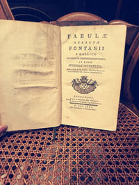 Fabulae selectae fontanii e gallico in latium sermonem conversae in usum studiosae juventutis