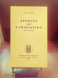 Aperçus sur l'initiation
