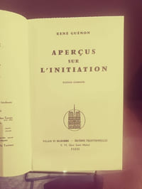 Aperçus sur l'initiation