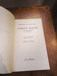 L'amour inquiet