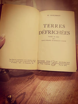 Terres défrichées. Cholokhov, Mikhaïl.