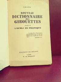 Nouveau dictionnaire des girouettes