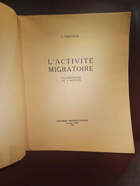 L'activité migratoire