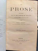 Prose. Etudes sur les chefs d'oeuvre des prosateurs de tous les temps et de tous les pays par Albert Paul. - Image 1