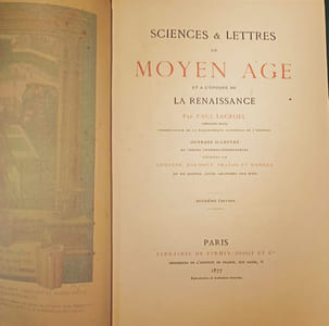 Sciences et Lettres au Moyen Âge et à la Renaissance (Éd. 1877)XVIIe Siècle : Institutions, Usages et Costumes (1590-1700) (Éd. 1880)XVIIIe Siècle : Institutions, Usages et Costumes (1700-1789) (Éd. 1878)XVIIIe Siècle : Lettres, Sciences et Arts (1700-1789) (Éd. 1878)