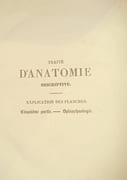 Traité d'anatomie descriptive - Tome consacré à la splanchnologie par Cloquet, H. - Image 2