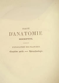 Traité d'anatomie descriptive - Tome consacré à la splanchnologie