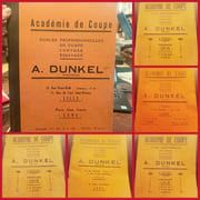 4 Cahiers de Coupe Manuscrits - Académie Dunkel (Lille, Lens, Hénin-Liétard) par  - Image 1