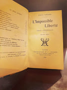 L'impossible liberté  par André, Paul. - Image 2