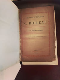 oeuvres complètes de N.Boileau