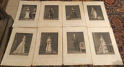 Exceptionnel ensemble de 27 portraits des sociétaires et pensionnaires les plus illustres de la Comédie-Française à la fin du XIXe siècle. Chaque planche témoigne de la virtuosité technique des ateliers Goupil, offrant un piqué et un modelé comparables à la photographie originale.Liste des portraits (27) :Les Étoiles : Mounet-Sully, Jeanne Samary, Coquelin, Coquelin Cadet, Sarah Bernhardt (si présente dans les Brohan), Reichemberg.Les Piliers : Got, Delaunay, Samson, Bressant, Regnier, Talbot.La Dynastie Brohan : Augustine, Madeleine et Émilie Broisat.Mais aussi : Blanche Berretta, Laroche, Thiron, Dinah Felix, Marie Favart, Jouassain, Mauban, Émile Riquer, Febvre, Provost-Ponsin, Croizette, Barré.Qualité de l'ensemble :Gravures : États superbes, les parties gravées sont intactes, sans griffures ni frottements.Supports : Papier d'origine présentant des rousseurs éparses, quelques manques en marge et des traces d'humidité localisées sur certaines planches (sans atteinte au sujet).Potentiel : Idéal pour un encadrement de prestige. par  - Image 2