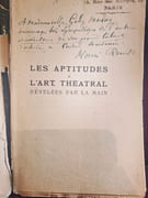 Les aptitudes à l'art théâtral révélées par la main par Rem, Henri. - Image 2