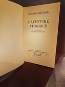 L'aventure atomique par Goldschmidt, Bertrand. - Image 2