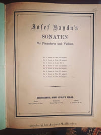 Sonaten für pianoforte une violine, n°4 sonate in A dur