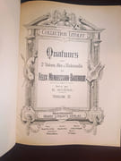 Lot de 4 partitions — Mendelssohn, Quatuors à cordes, collection Litolff (Braunschweig) par Mendelsohn. - Image 9