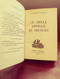 Ce siècle appelle au secours