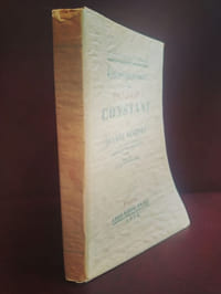 Correspondance de Benjamin Constant et d'Anna Lindsay