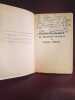 Correspondance de Benjamin Constant et d'Anna Lindsay. de Rebecq, Constant.