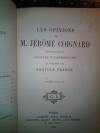 Les Opinions de Jérôme Coignard