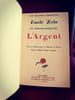 L'argent. Zola, Emile.