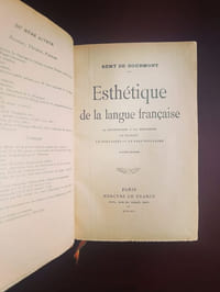 Esthétique de la langue française