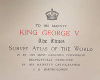 The Times Survey Atlas of the World + The Times Index of pronunciation of geographical names