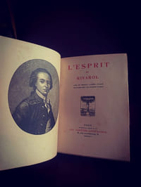 L'esprit de Rivarol
