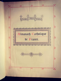 Almanach catholique de France. 21 e année pour l'an de grâce 1900
