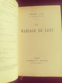 Le mariage de Loti