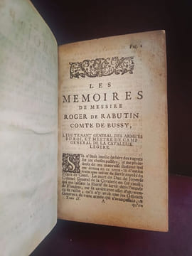 Les Mémoires de Messire Roger de Rabutin, comte de Bussy, lieutenant général des armées du Roi et mestre de camp général de la cavalerie légère [Tome ...
