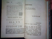  Mémoires sur la vie de mademoiselle de Lenclos (premières partie, suivie de) Lettres de mademoiselle Ninon de Lenclos, au marquis de Sévigné (deuxième et troisième parties).  