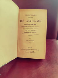 Correspondance complète de MADAME, Duchesse d'Orléans née princesse Palatine, mère du Régent.