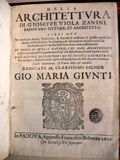 Della architettura di Gioseffe Vi.... Andrea MINORELLI - Giuseppe VIOLA ZANINI