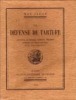 La défense de Tartuffe. JACOB Max