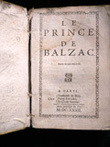Le prince de Balzac. GUEZ DE BALZAC Jean-Louis