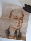 Portrait original du Colonel REMY.. MAHE Henri : 