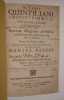 M. Fabii Quintiliani Institutionum oratoriarum libri duodecim, summa diligentia ad fidem vetustissimorum codicum recogniti, ac restituti. Novae huic ...